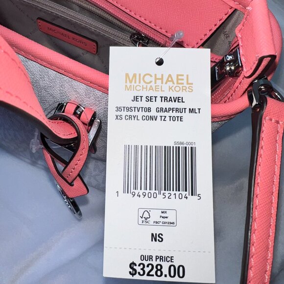 NEW! Michael Kors Extra Small Tote Bag - Picture 7 of 16